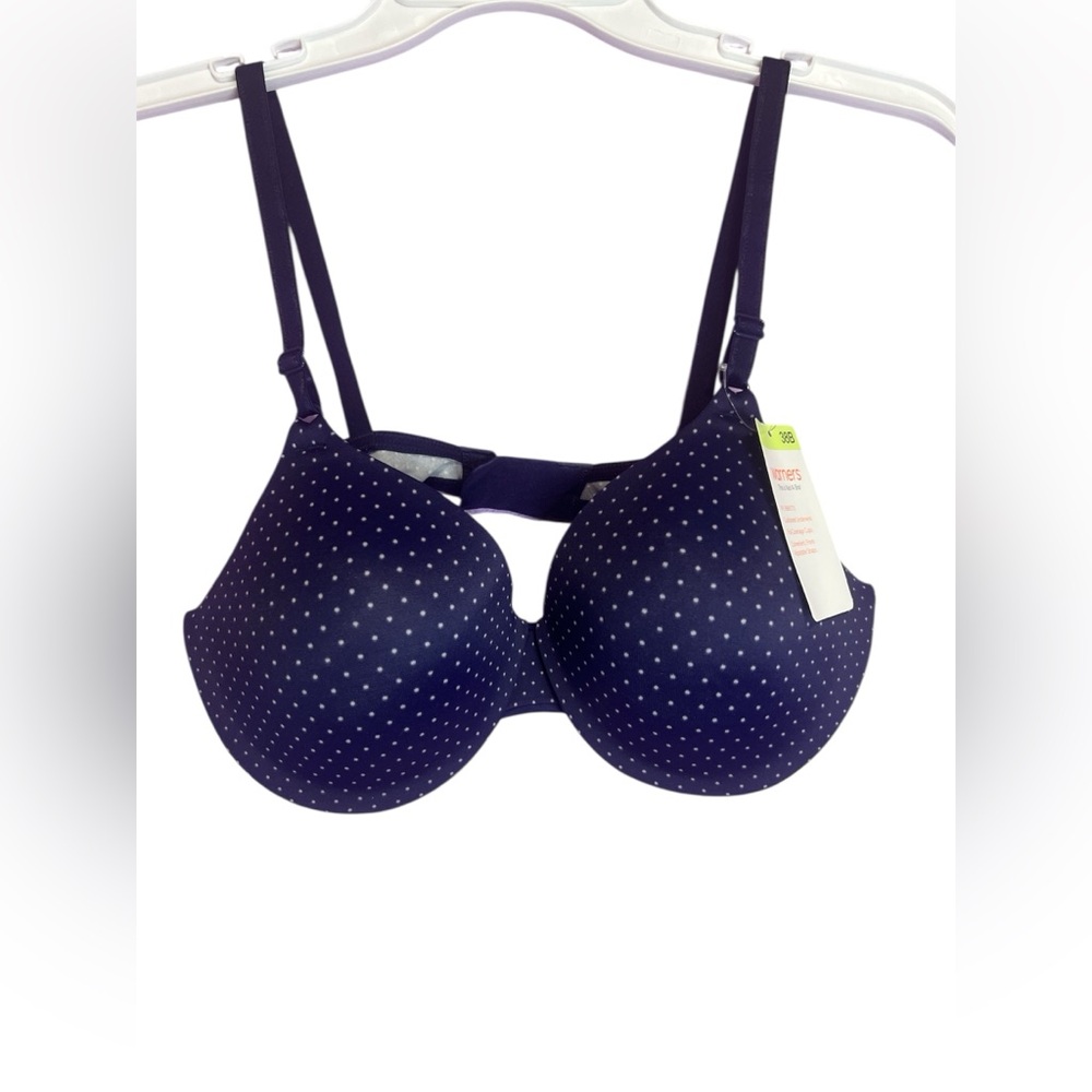 Women's Navy Polka Dot Bra-NWT